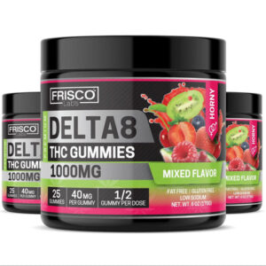 Delta 8 Gummies, Mix Flavor Horny – 1000mg | 25 PCS Gummies